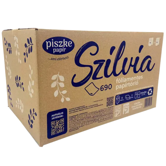 Papírové utěrky Szilvia 690 (6 rolí v balení)